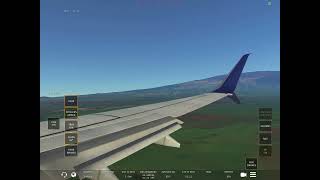 Full Approach into Kahului PHOGAlaska 737900PDXOGG [upl. by Nedi739]