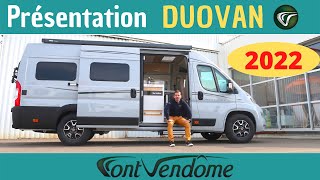 LITS JUMEAUX  Présentation du DUOVAN Font Vendôme 2022 Instant CampingCar [upl. by Ludeman612]