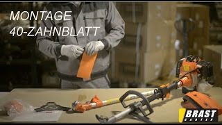 BRAST 4in1plus Multitool 40 Zahnblatt MONTAGE [upl. by Susi272]