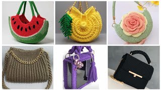 modern style beautiful crochet handbag ideas todoencrochet [upl. by Banyaz515]