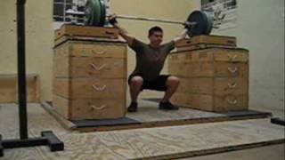 Concentric overhead squats snatch grip [upl. by Accissej]