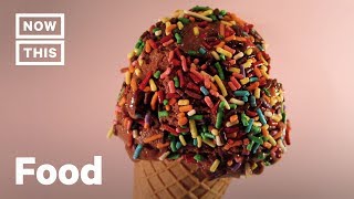 The History of Ice Cream  Food Now and Then  NowThis [upl. by Arreyt]