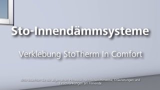 Innendämmung  StoTherm In Comfort [upl. by Kho]