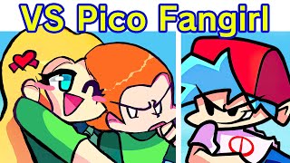 Friday Night Funkin VS Sun  Pico Fangirl FULL WEEK  Cutscenes amp All Endings  BF amp Pico FNF Mod [upl. by Noyk]