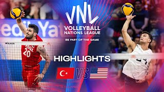 🇹🇷 TUR vs 🇺🇸 USA  Highlights  Week 1  Mens VNL 2024 [upl. by Gwyneth267]