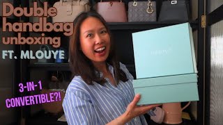 Mlouye Double Handbag Unboxing  Flex styles comparison [upl. by Alrich]