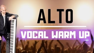 ALTO Vocal Warm Up  Low Female Vocal Range [upl. by Leod]