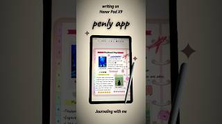 Note taking in honor pad X9  writing test youtubeshorts digitalnotetaking penly styluspen [upl. by Airotahs]