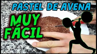 PASTEL DE AVENA SALUDABLE  AL MICROONDAS  Muy Fácil y Rápido Rico en Carbohidratos [upl. by Ahsinwad]