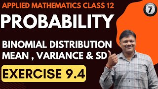 Probability Class 12 part 7  Ex 94  Applied Maths 12  Gaur Classes [upl. by Gassman]