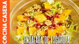 Ensalada de Escarola con Granada [upl. by Eecats64]