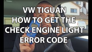 How to Get the CHECK ENGINE Light Error Code  Volkswagen Tiguan Atlas Beetle GTI Audi More [upl. by Yttik]