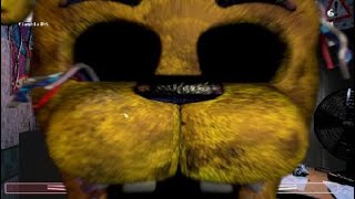 I got the Golden Freddy Jumpscare in FNaF 2 [upl. by Nimesay860]