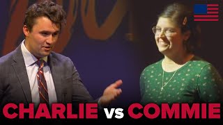 Charlie Kirk Gets Commie Marxist to Agree With Him [upl. by Isis]