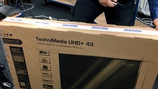 Unboxing TechniMedia UHD 43 [upl. by Jordon314]