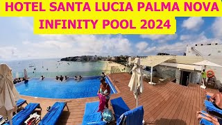 Insta360 X4 Globales Hotel Santa Lucia Palma Nova Mallorca July 2024 Infinity Pool [upl. by Sedruol]