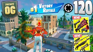 120 Elimination Solo Vs Squads Gameplay Wins OG Fortnite Reload Keyboard amp Mouse [upl. by Pachston]