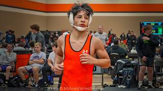 120 – Mikey Polyakov G of Stevenson IL vs Noah Avina R of Minooka IL [upl. by Masuh440]