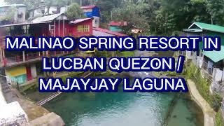 MALINAO SPRING RESORT LUCBAN QUEZON  MAJAYJAY LAGUNA part1 [upl. by Mareah]