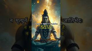 Most Powerful💪 MantraNirvana Shatakam 🙏🏻Verse Of 5mahadev bholenath ytshorts shiv [upl. by Steward6]