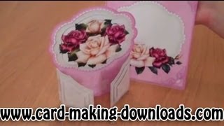 How To Make A Gatefold Pyramage Card [upl. by Ahtnama]