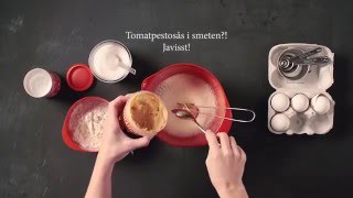 Så gör du  Matiga våfflor med Tomatpestosås [upl. by Crowley]