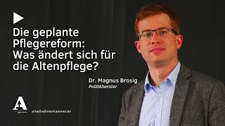 Geplante Pflegereform Was ändert sich für die Altenpflege [upl. by Alhan]