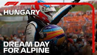 The Day Alpine F1 Team Ruled The World  2021 Hungarian Grand Prix [upl. by Ykcir]