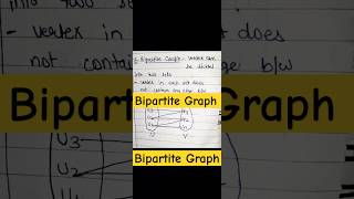 Bipartite Graph in Discrete Maths computerscience shikshacs [upl. by Goldston]