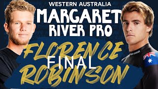 John John Florence vs Jack Robinson  Margaret River Pro 2022 FINAL Heat Replay [upl. by Yniattirb252]