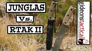 RTAK II or ESEE Junglas Knife Comparison [upl. by Assyli]