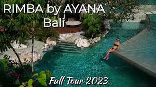 RIMBA Jimbaran BALI by AYANA  FULL TOUR 2023 [upl. by Yendirb]