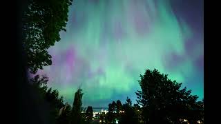 Northern Lights in Edmonds [upl. by Eniluqaj]