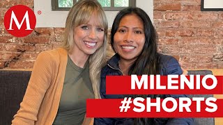 Superholly y Yalitza Aparicio se reúnen tras polémica quotun mujerónquot dice la youtuber Shorts [upl. by Ocer]