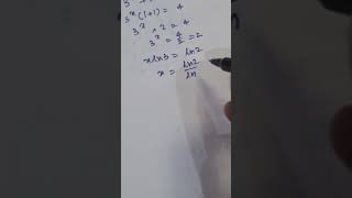 Solve exponential eqn 3x3x4 mathshorts maths learnhowtosolvetheexponentialequation [upl. by Waldo627]