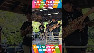 Alat musik tradisi suku dayak Sarawak trending sapeborneo shortsvideo [upl. by Phila]