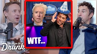 Kyle Dunnigan Talks Bombing As Joe Biden at Tony Robbins Party  We Might Be Drunk [upl. by Nolyarb336]