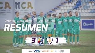 RESUMEN  J9 CF Motril 3  1 Real Jaén CF [upl. by Prunella215]