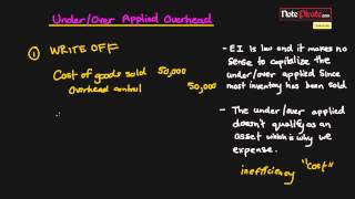 UnderOver Applied Overhead Write Offs and Prorating Cost Accounting Tutorial 27 [upl. by Edualc217]