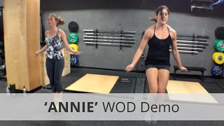 quotANNIEquot CrossFit WOD Demo  533 Rx [upl. by Scherle]