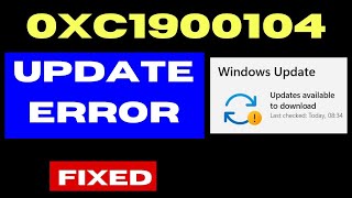 0xc1900104 Windows update error Code on Windows 11  10 Fixed [upl. by Gross]