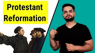 Protestant Reformation english literature in hindi Martin Luther [upl. by Aneeram]