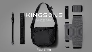 Kingsons Pixel Sling  14inch PCやカメラも収納できるタフネススリング [upl. by Anabal601]