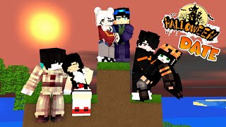 Halloween Date  Special Moment for them with Herobrine and Sadako Fusion [upl. by Akenn]