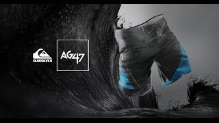 Quiksilver AG47 New Wave Bonded Boardshort [upl. by Ahsilet]