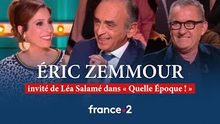 Eric Zemmour invité de Léa Salamé dans Quelle Epoque sur France 2 [upl. by Hervey]