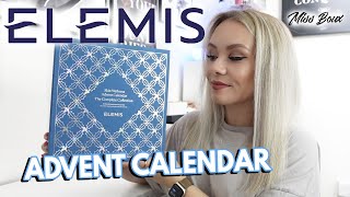 SPOILER ELEMIS SKIN WELLNESS ADVENT CALENDAR 2022 UNBOXING  BEAUTY ADVENT CALENDAR  MISS BOUX [upl. by Trueblood]