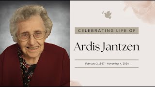 Ardis Jantzen Memorial Service [upl. by Nalo294]