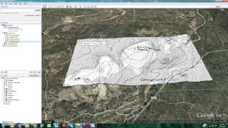 Visualizing Contour Topographic Maps In Google Earth [upl. by Dola]