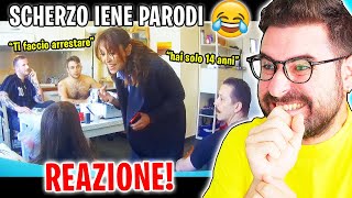 REAZIONE ALLO SCHERZO DELLE IENE A BENEDETTA PARODI [upl. by Odey]